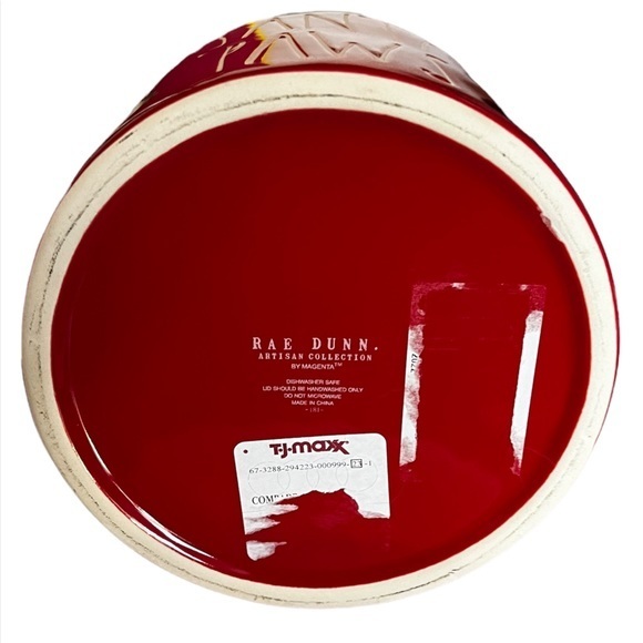 Rae Dunn Pet Treat Jar SANTA PAWS - NWT - Picture 5 of 5